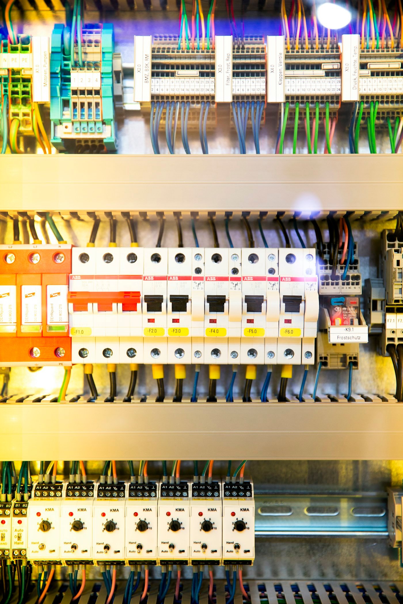Cuadro eléctrico de control
